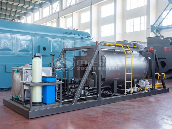ZOZEN WNS series gas-fired (oil-fired) skid-mounted steam boiler