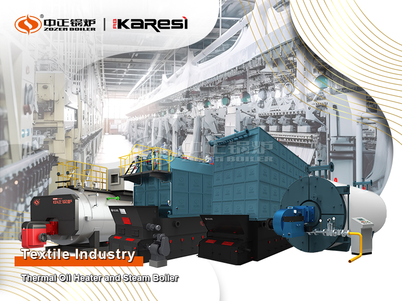 8 Million Kcal Thermal Oil Heaters and 20-Ton Steam Boilers for Turkey Textile Project