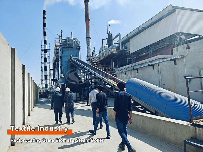  Advanced 15-Ton Reciprocating Grate Biomass Steam Boiler in Pakistan