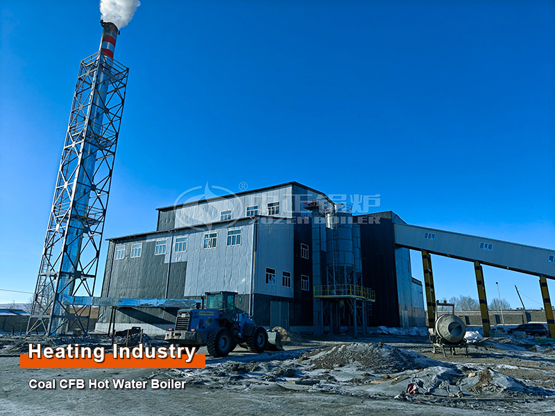 Mongolia 7 MW Coal-Fired Circulating Fluidized Bed Hot Water Boiler in Heating Industry