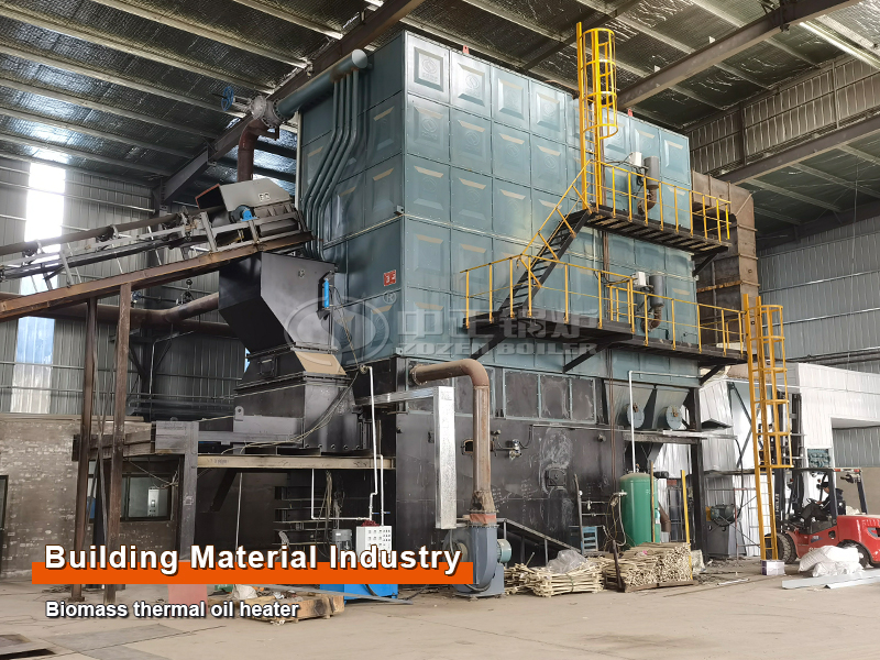 Building Materials Industry 10 Million kcal Biomass Fired Thermal Oil Heater