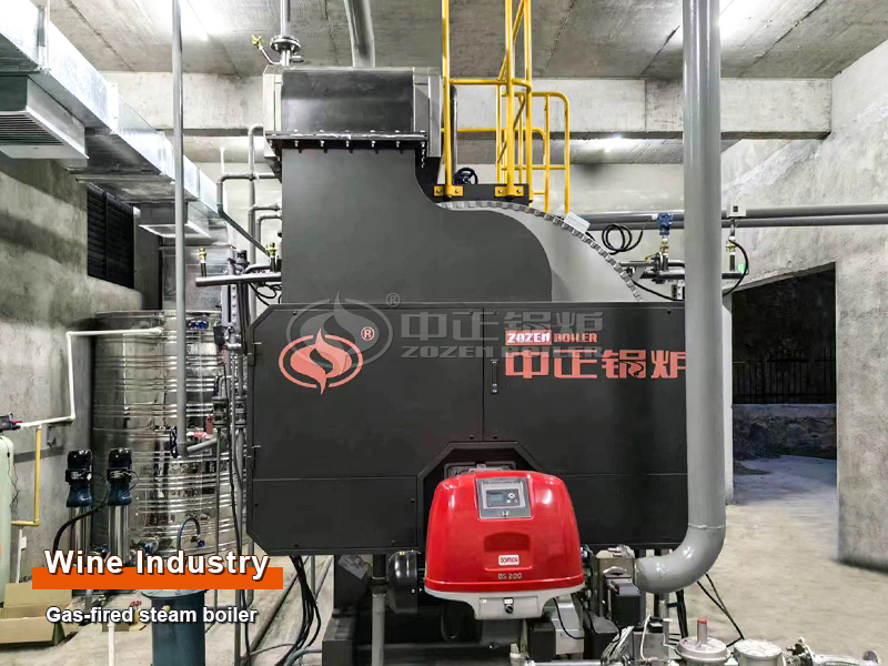  Wine-Making Industry 2-Ton Gas-Fired Condensing Steam Boiler