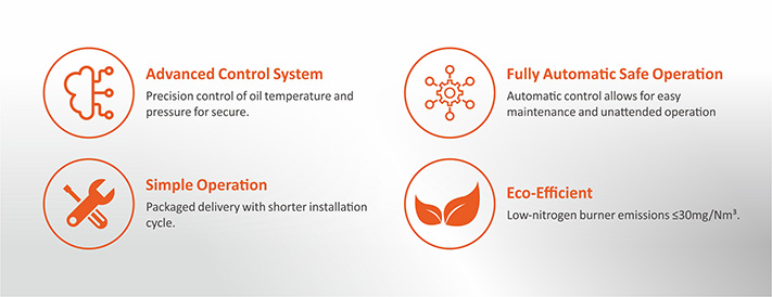 Gas/Oil Fired Thermal Oil Heater Advantages