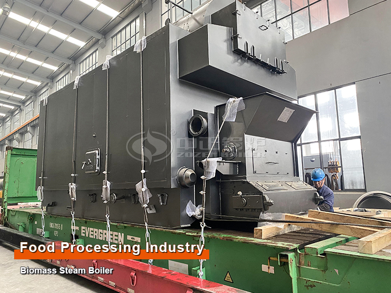 4-Ton Biomass Steam Boiler Export to Spain for Food Processing Industry