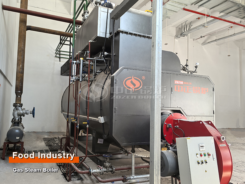 Food Industry 8-Ton Gas-Fired Steam Boiler